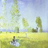 . Fields of Bezons. c.1873. Oil on canvas. Staatliche Museen zu Berlin, Gemaldegalerie, Berlin, Germany.jpg (23847 bytes)