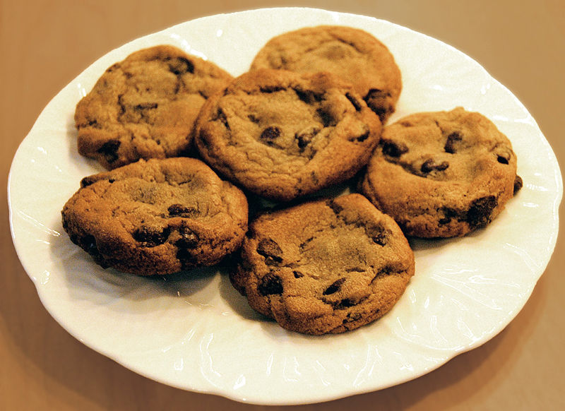 chocolate chip cookies cartoon. chocolate chip cookies;