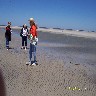Exploring the sands.JPG (615925 bytes)